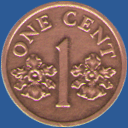 1 цент Сингапура 2000 года